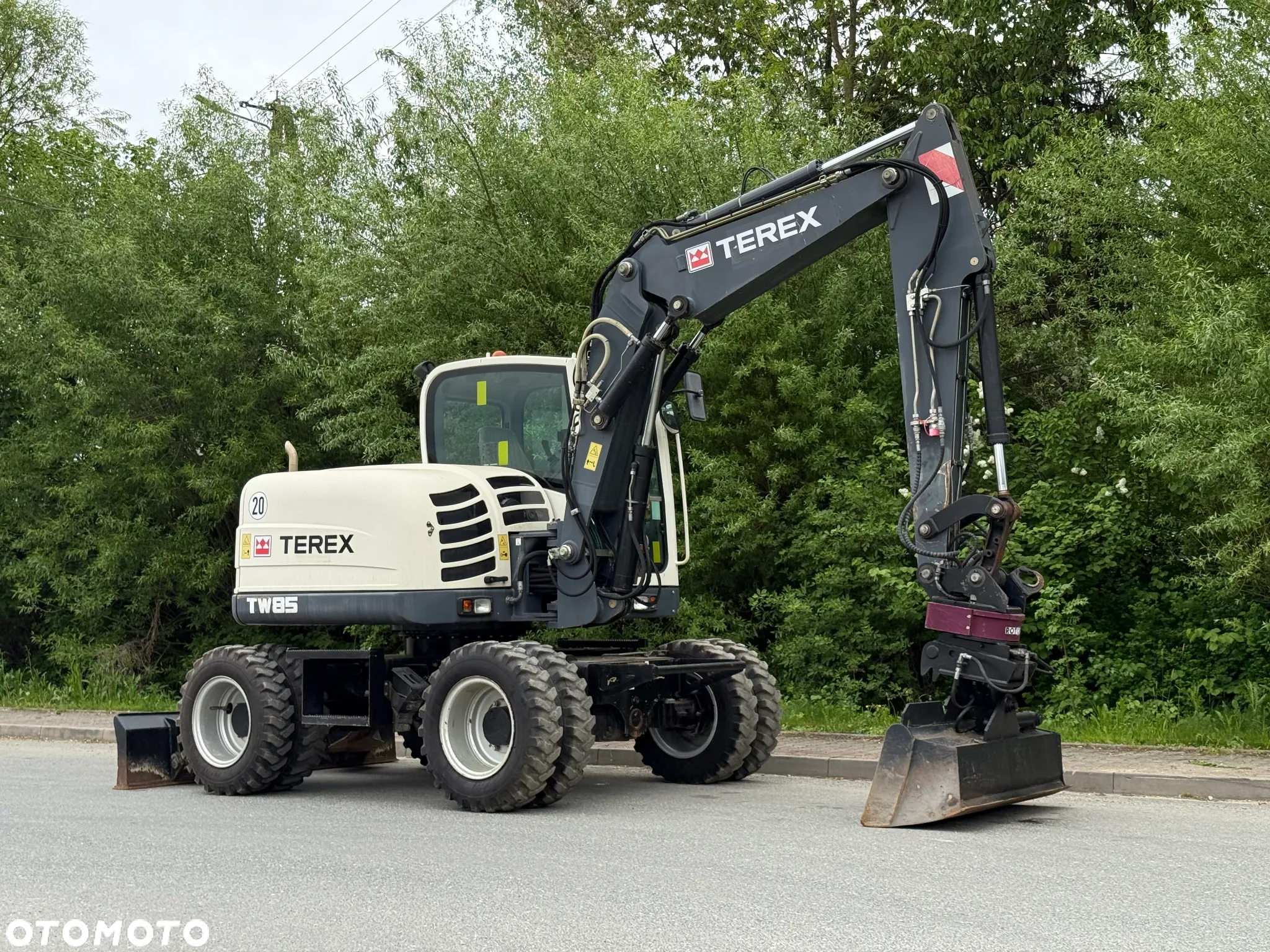 Terex * Koparka Kołowa TEREX TW 85 * Sprowadzona * Rototilt * - 2