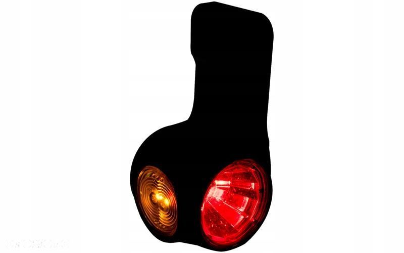 lampa obrysowa led na wieszaku z odbłyśnikiem 12/24v lewy - 2