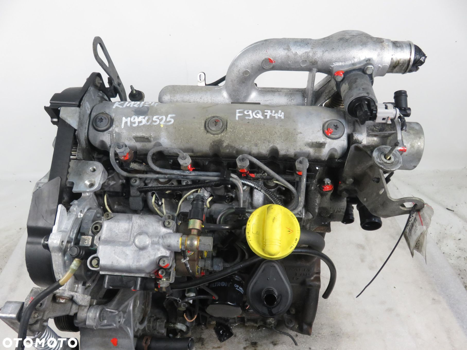 SILNIK RENAULT SCENIC I FL 1.9 DTI F9Q744 KOMPLETNY - 3