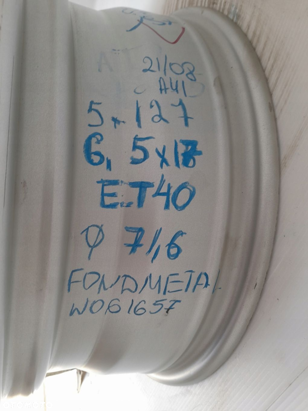 Felga aluminiowa Fondmetal W061657 6.5" x 17" 5x127 ET40 - 5