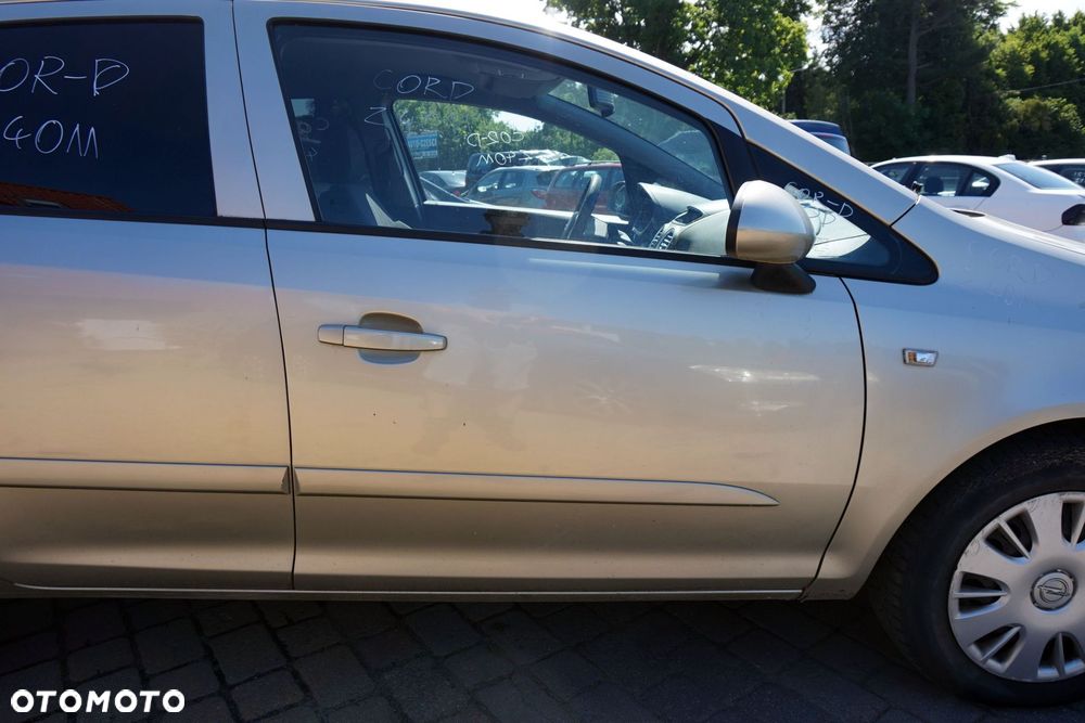 DRZWI PRZEDNIE PRAWE CORSA D IV 5D HB Z40M  ZŁOTY OPEL 2006-2011 - 2
