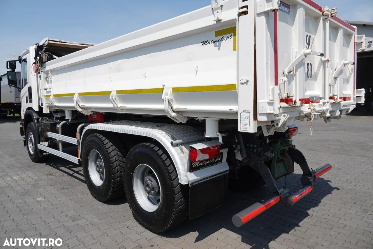 Scania P 370 XT / 6x4 / BASCULANTE / HYDROBOARD / BORDMATIC / 2021 - 18