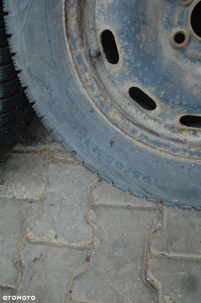 FELGI STALOWE + OPONY ZIMOWE 1J0601027H 195/65R15 ET38 6J NOKIAN DĘBICA VW GOLF IV NEW BEETLE SKODA SEAT AUDI 1J0601027Q - 9