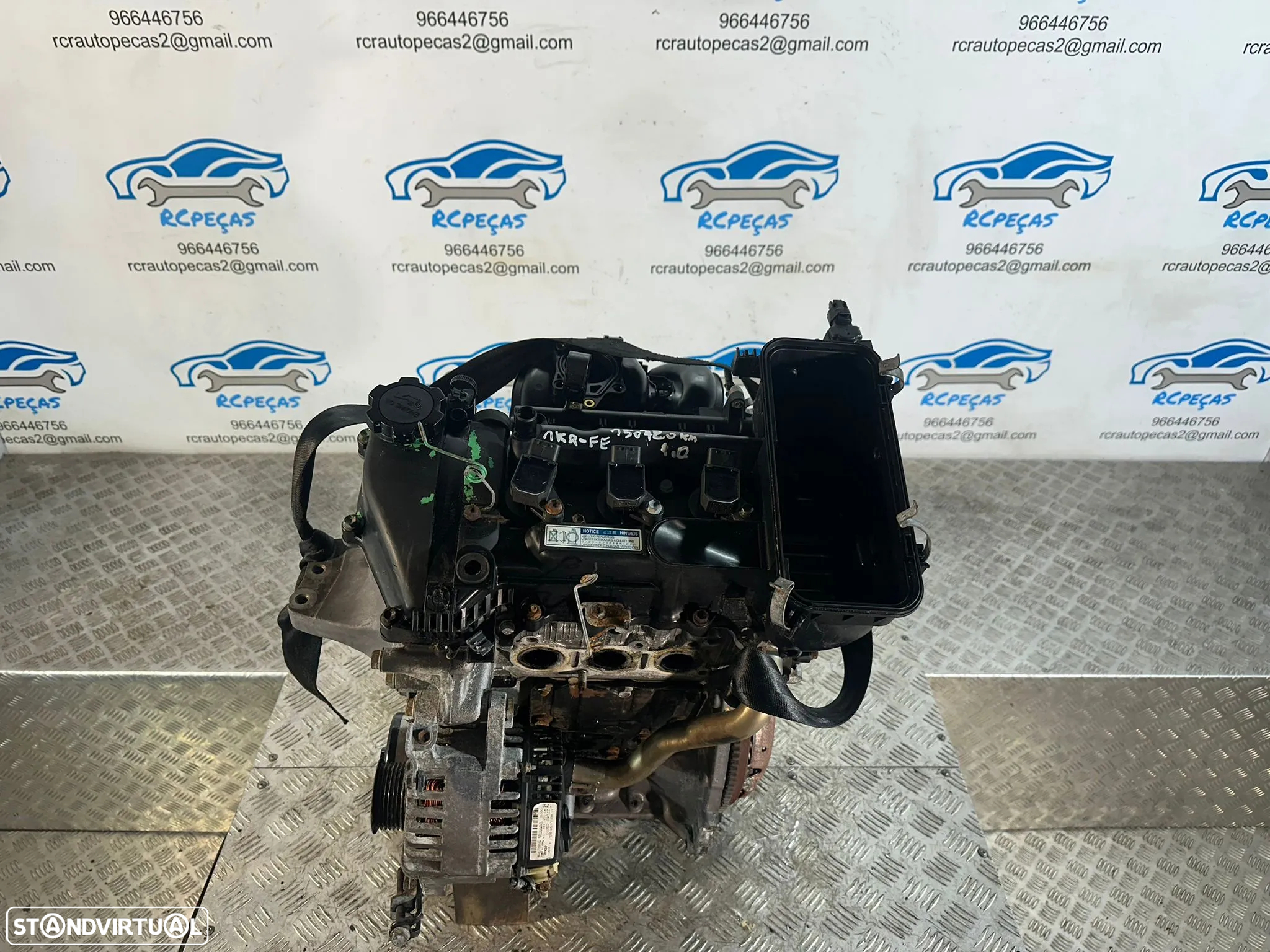 .Motor Completo 1KR-FE B52 PSA Citroen Peugeot Toyota Daihatsu 1.0i 12v - 3