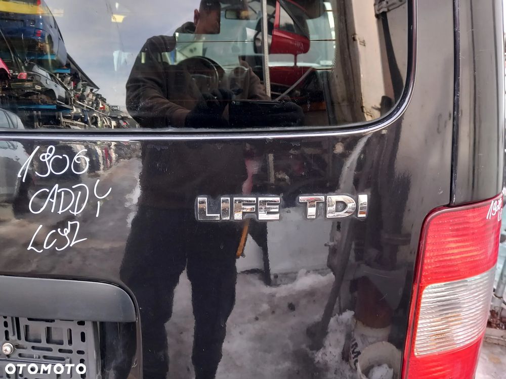 VW CADDY KLAPA BAGAŻNIKA TYLNA TYŁ KOLOR: LC9Z - 7