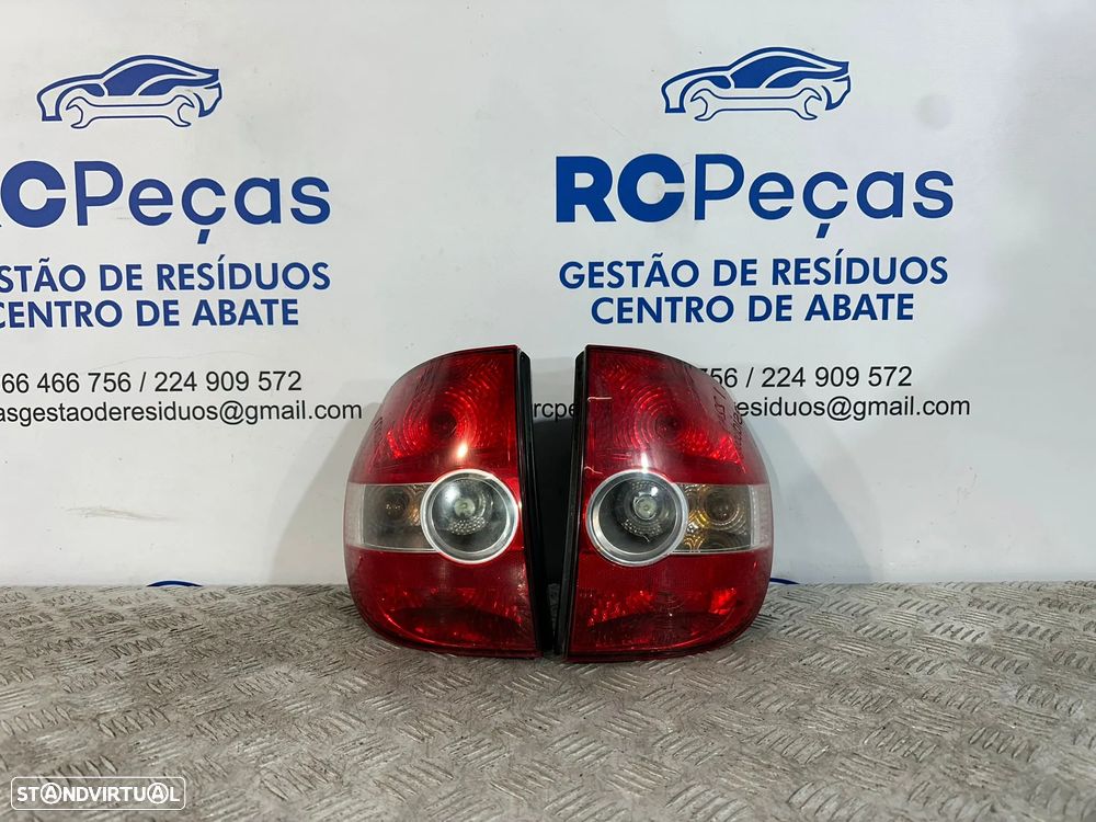 .Conjunto Farolins Tras Traseiro Esquerdo Direito Original Volkswagen VW Fox 5Z 5Z0945095 5Z0945096 2004 - 2012 - 2