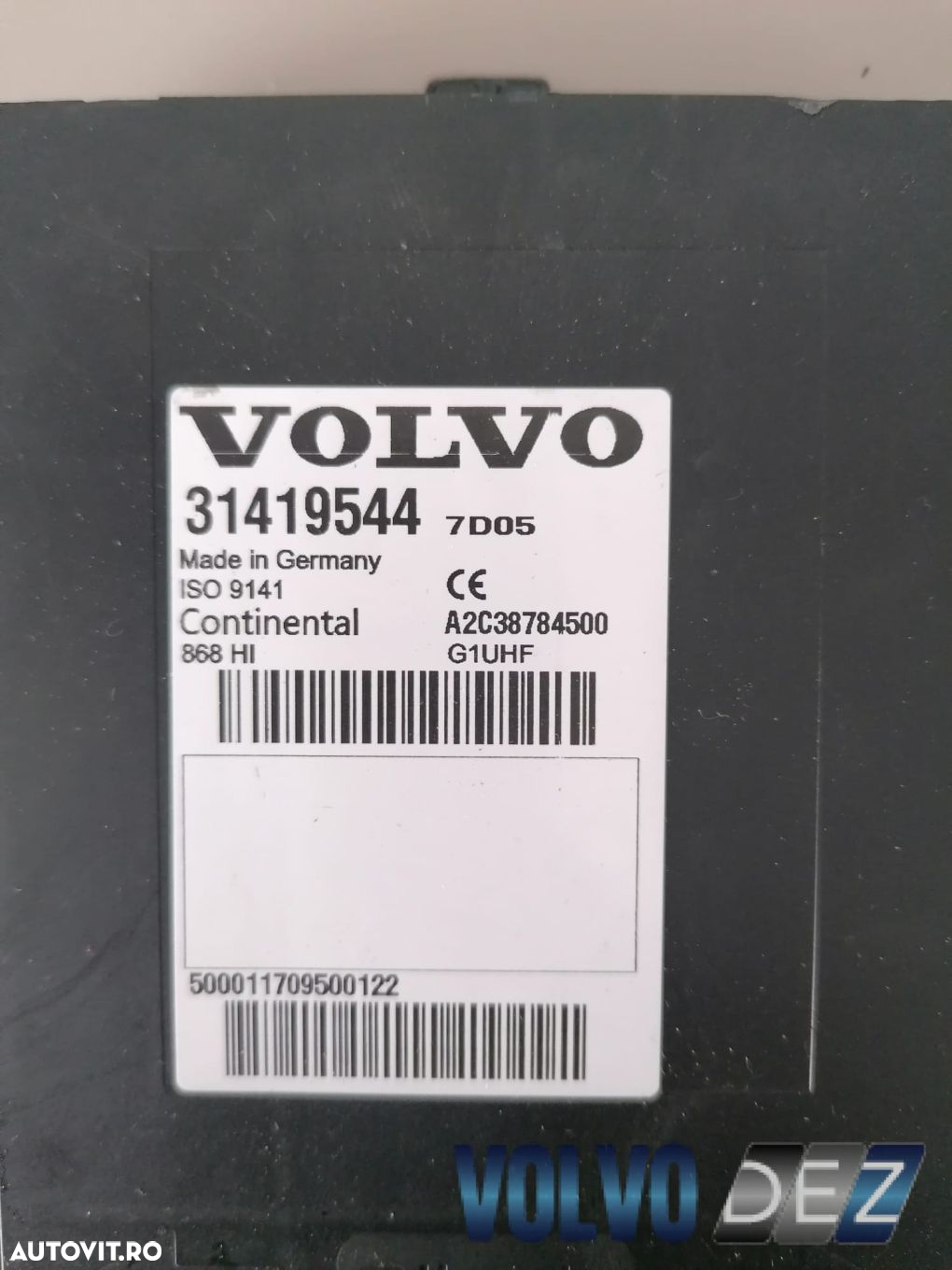 Senzor keyless cross country VOLVO XC60 V60 S60 31419544 - 3