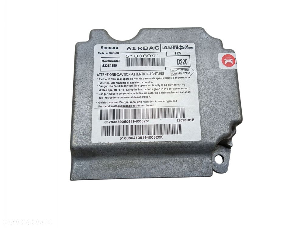 SENSOR MODUŁ AIRBAG LANCIA DELTA III 51808041 - 2