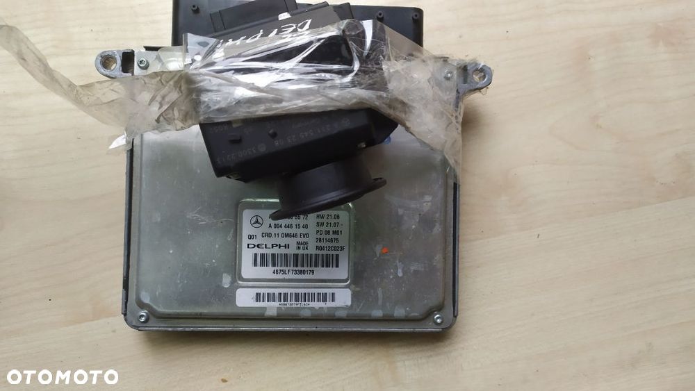 MERCEDES om 646 DELPHI komputer silnika sterownik stacyjka 6461505572 - 1