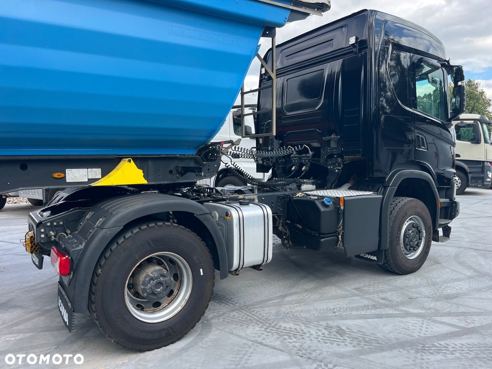 Scania G450 XT Nex Gen 4x4 stały napęd, skrzynia redukcyjna, biegi terenowe, kabina z łóżkiem, hydraulika do wywrotu, z Niemiec, opticruise ze sprzęgłem SCANIA 4x4 XT G450 ciągnik (nie Mercedes AROCS Volvo Man itp) - 8