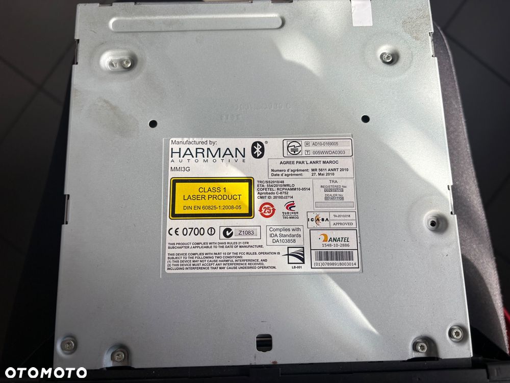 Czytnik SD CD Audi A4 B8 Lift 8R1 035 652A - 3