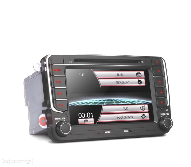 AUTO RADIO 2DIN 7" PARA SEAT SKODA VOLKSWAGEN VW USB GPS TACTIL HD - 4