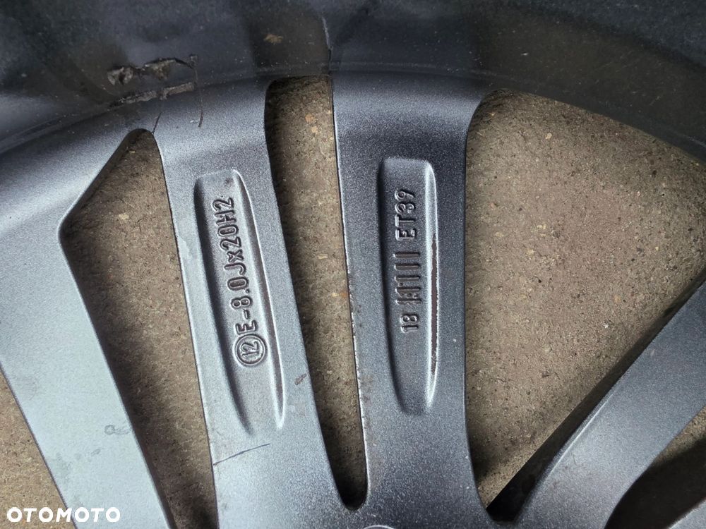 FELGA ALUMINIOWA AUDI Q5 80A FY VW SEAT 8.0J R20 ET39 80A601025AE / F S3/26 - 9