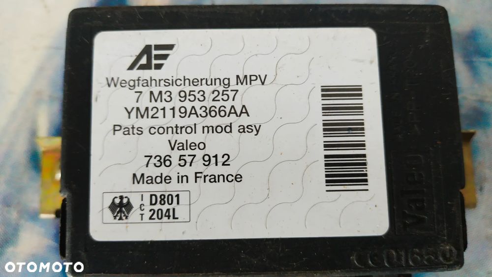 VW SHARAN 73657912 MODUŁ IMMOBILIZERA - 2