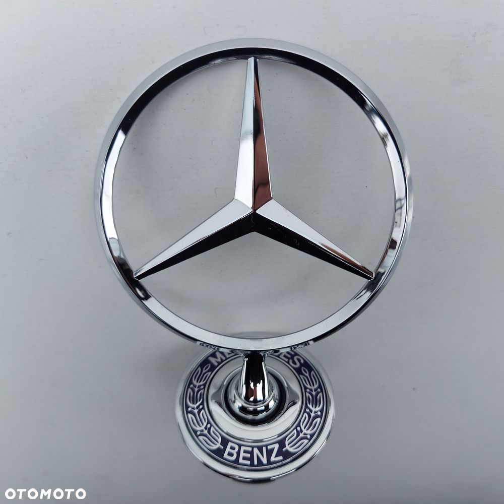 EMBLEMAT ZNACZEK GWIAZDA NA MASKE MERCEDES W124 C W202 CLK W208 E W210 W211 S W220 ORYGINAL NOWY 2108800186 - 6