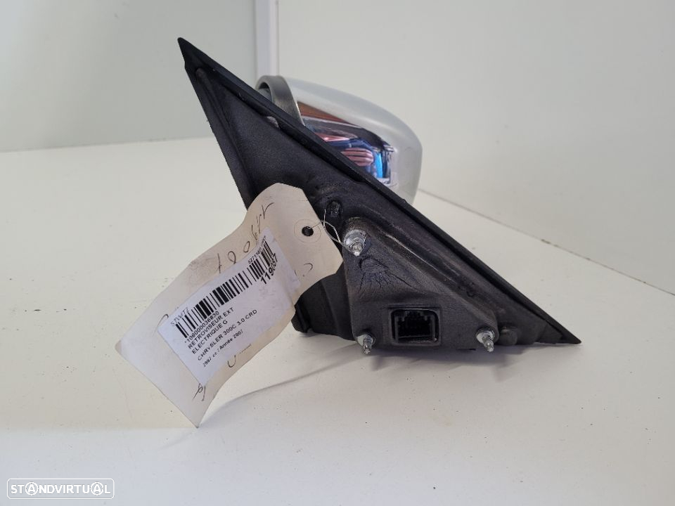 Espelho Retrovisor esquerdo Chrysler 300 2005-2010 Rebatível  Cromado - 4