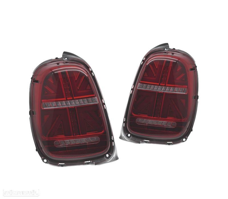 FAROLINS LED MINI COOPER F55 F56 F57 14-17 VERMELHO FUMADO - 3
