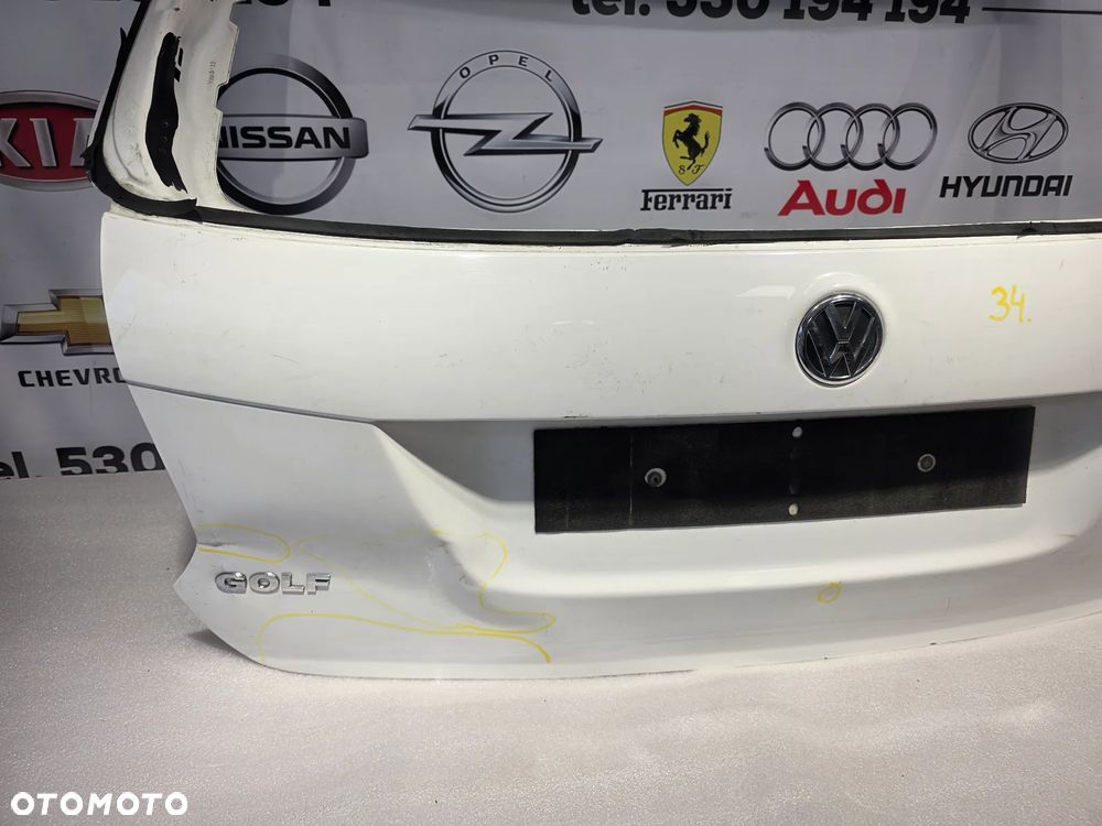 VW GOLF V 5 , VI 6 KOMBI 05-12 KLAPA TYLNA TYLNIA TYŁ BEZ RDZY , NR AUKCJI KL34 - 9