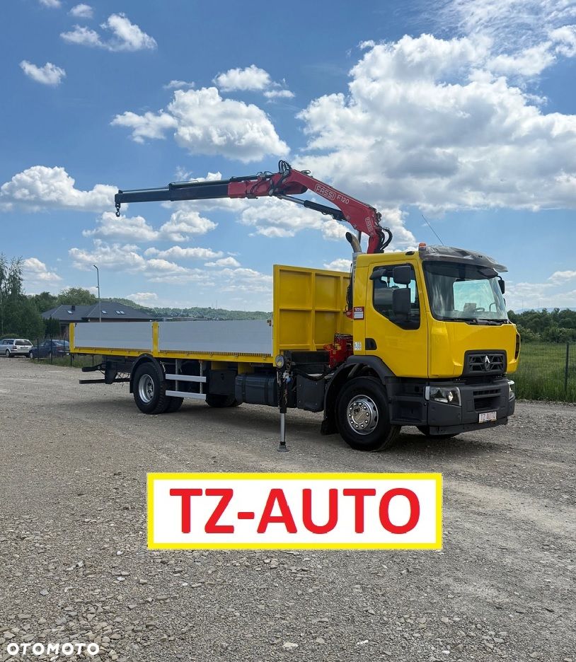 Renault C 320 SKRZYNIA 7.40m HDS FASSI F120B.1.22 + PILOT / 4x2 / STAN BDB