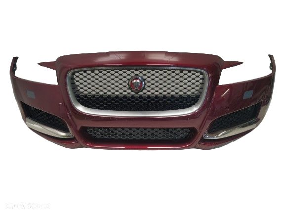 JAGUAR XF X260 ZDERZAK PRZÓD PRZEDNI KOMPLETNY 4XPDC SPRYSKIWACZE GRILL ATRAPA CHŁODNICY ZNACZEK WIĄZKA ORYGINAŁ - 1