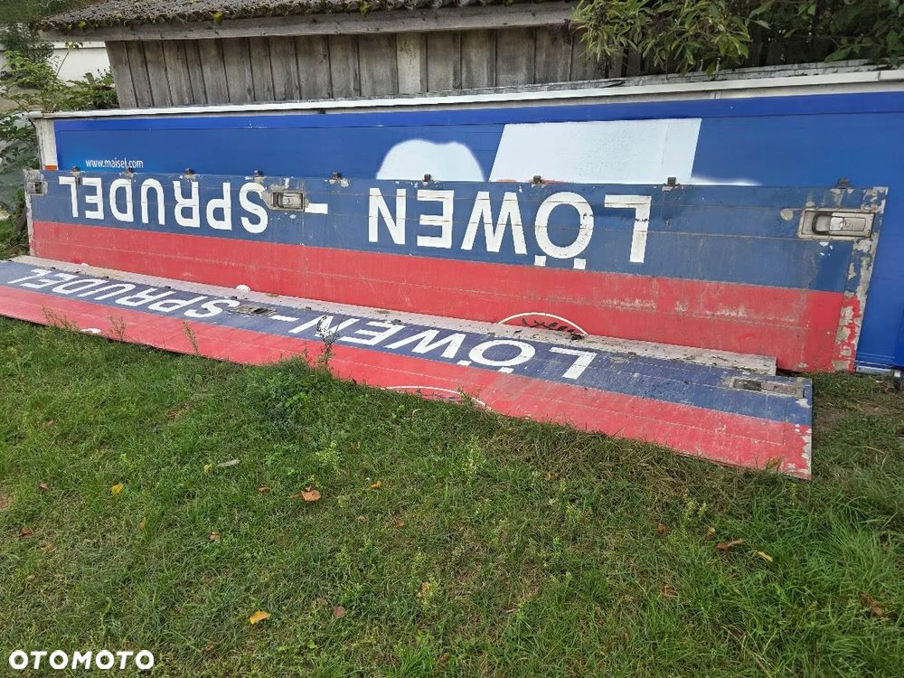 BURTY ALUMINIOWE NIEMIECKIE 7,30x0,90 m