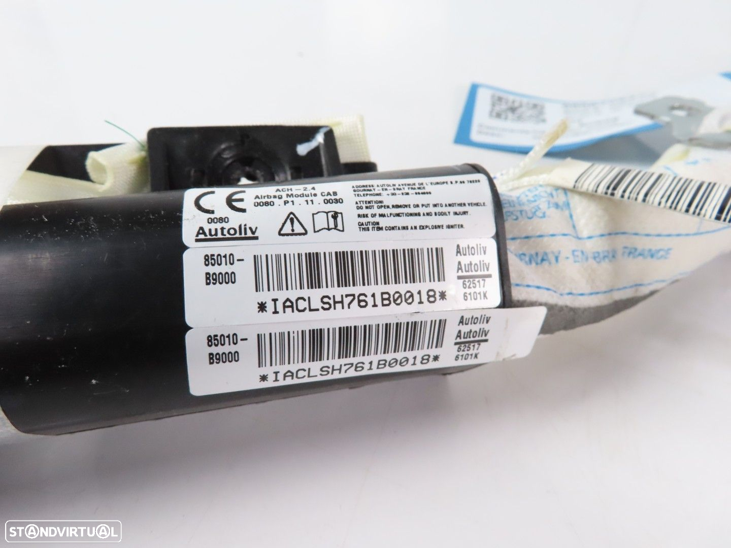 Airbag Cortina Esquerdo Usado / Original HYUNDAI i10 (BA, IA) 85010B9000 - 4