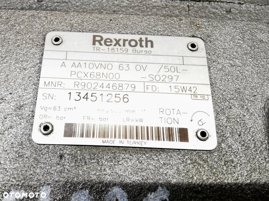 Pompa robocza Claas Axion 830 {Rexroth A10V} - 8