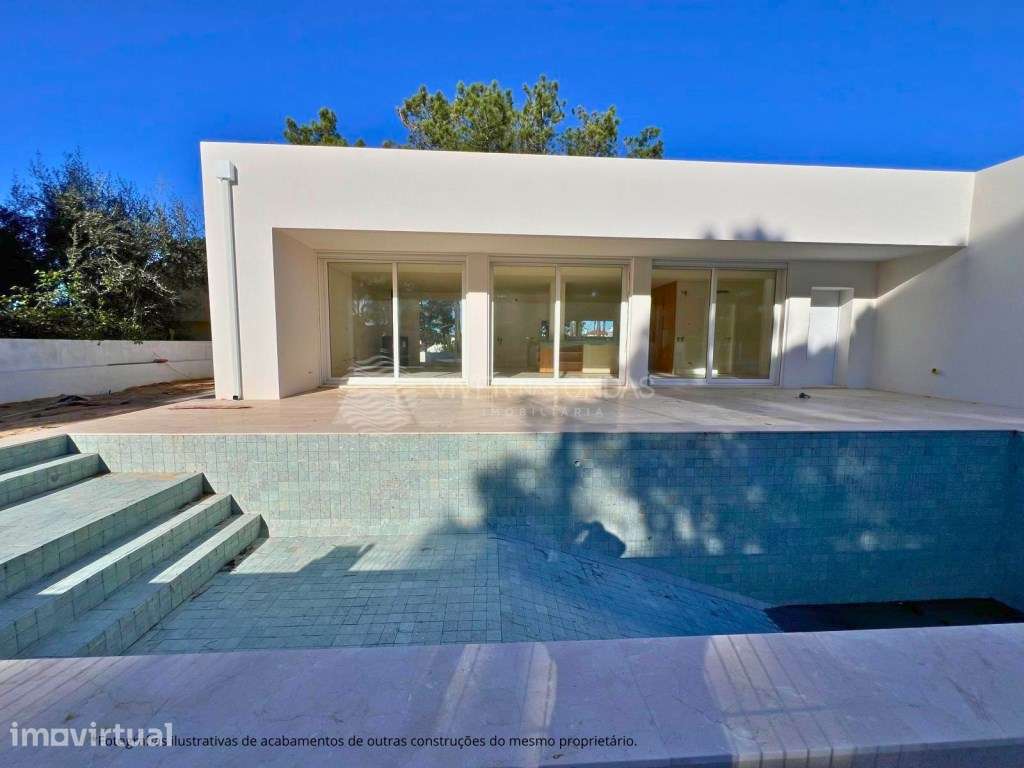Moradia T3 térrea NOVA | Lote 501m2 | Lagoa de Albufeira | Sesimbra - Grande imagem: 2/35