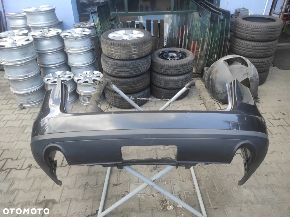 VW PASSAT B6 KOMBI ZDERZAK TYŁ TYLNY CHROM HAK HOLOWNICZY POD 2 KOMINY LC8Z BRĄZOWY WYSYŁKA !!!!! - 1