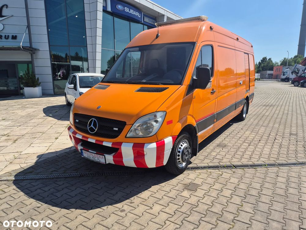 Mercedes-Benz Sprinter 518 CDi / INSPEKCJA KANAŁÓW / 3 KAMERY / SOCJALNE POMIESZCZENIE / W PEŁNI SPRAWNY / DO KANALIZACJI / ASENIZACYJNY / EURO 4 - 5