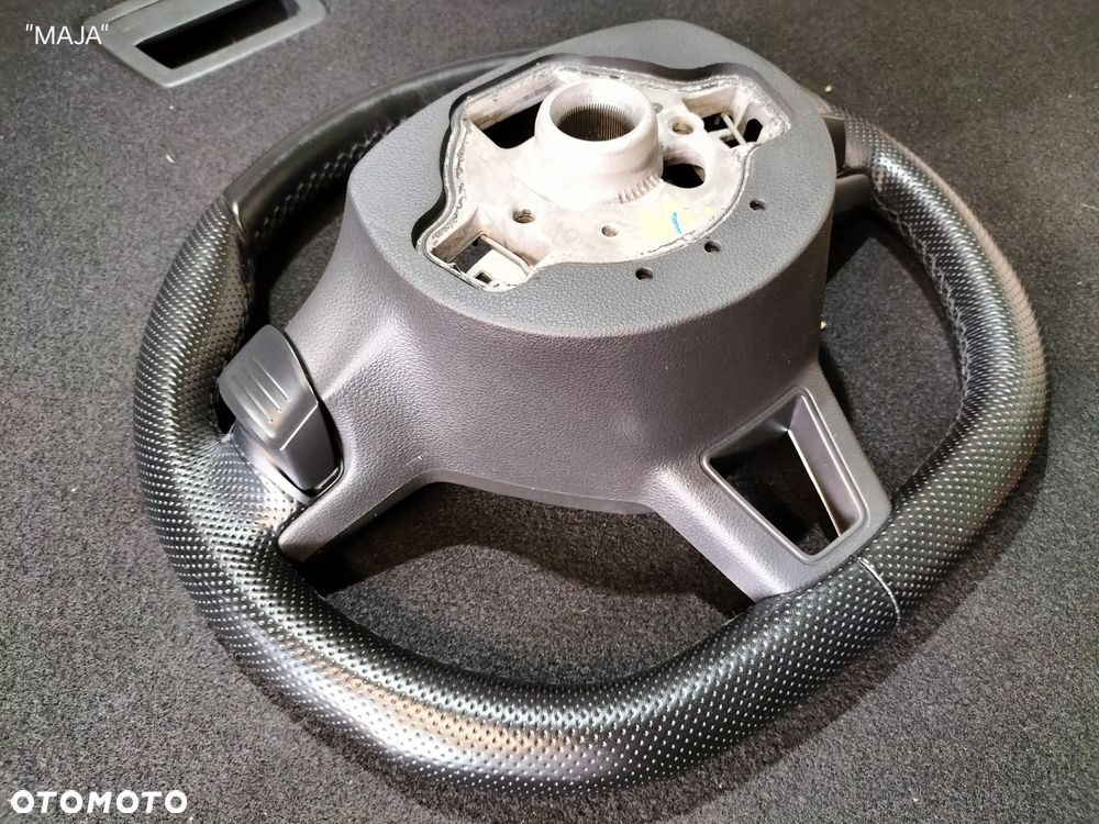 SKODA OCTAVIA III LIFT 565419091E 5E0419685A SKÓRZANA MULTIFUNKCYJNA KIEROWNICA DSG ŁOPATKI MULTIFUNKCJA SKÓRA ORYGINAŁ - 17