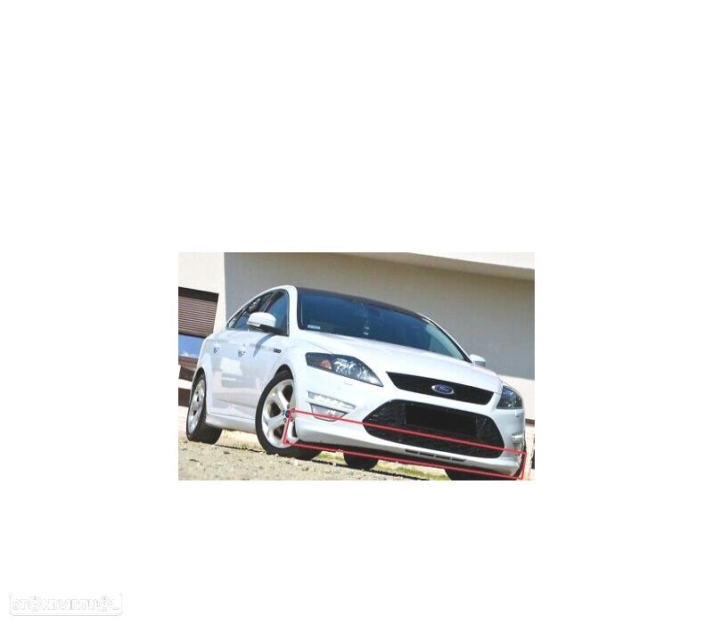 SPOILER LIP FRONTAL FORD MONDEO MK4 07-14 LOOK TITANIUM - 1
