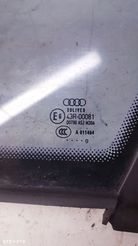 SZYBA KAROSERYJNA PRAWY TYŁ AUDI A6 C6 SEDAN 4F5 2010R ORYGINAŁ ! - 4