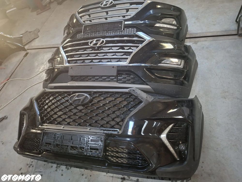HYUNDAI TUCSON 18- II 2 LIFT 3 Zdrerzak przód kompletny PAE CZARNY kolor demontaz kamera spryski