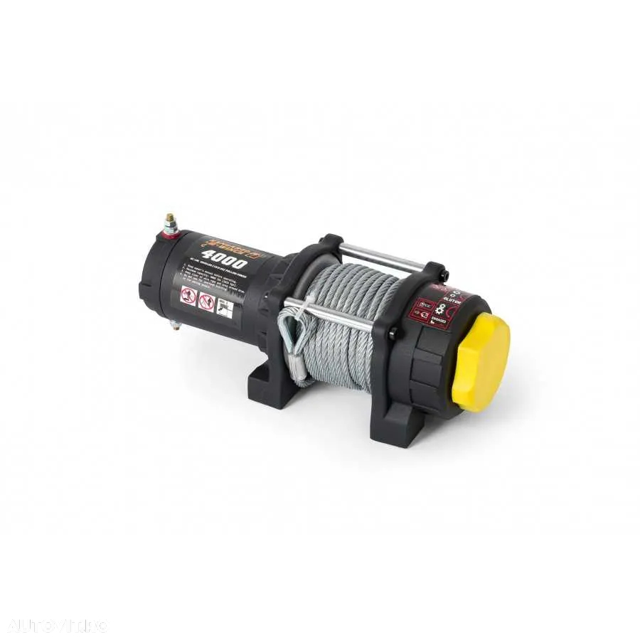 Troliu KANGAROOWINCH K4000 (trage 1814 kg)cablu otel sau sintetic) - 7