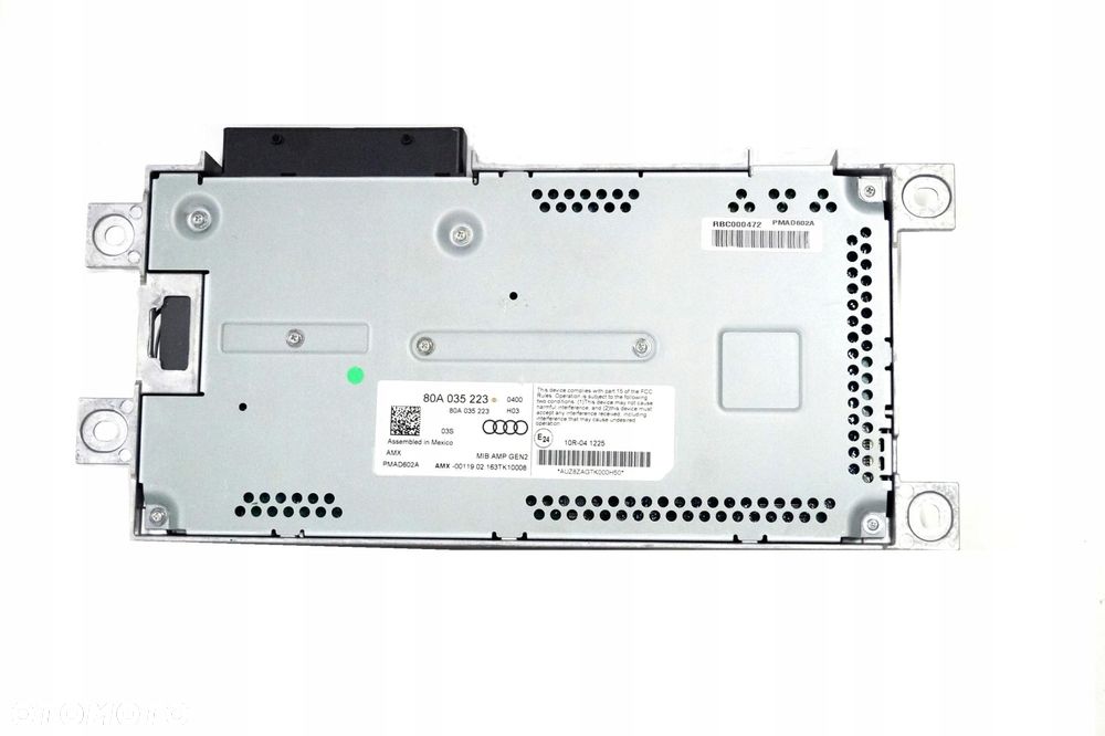 audi q5 80a wzmacniacz bang olufsen 80a035223 - 2