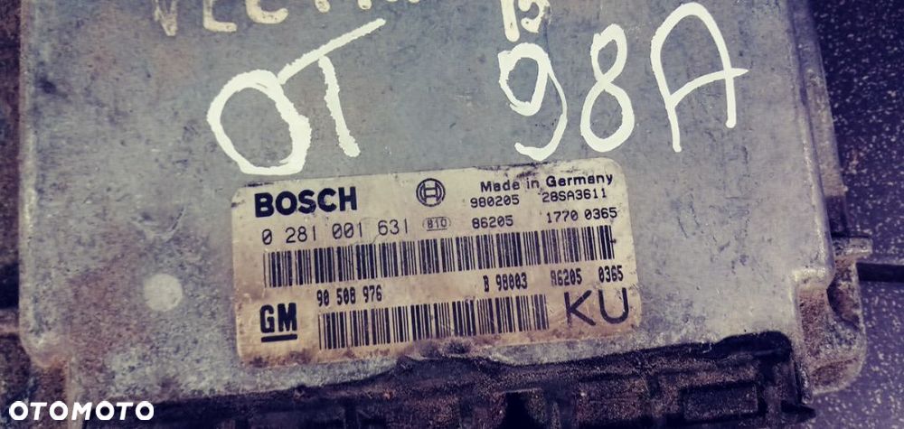 Komputer Sterownik  Silnika  OPEL VECTRA B 0281001631 - 2