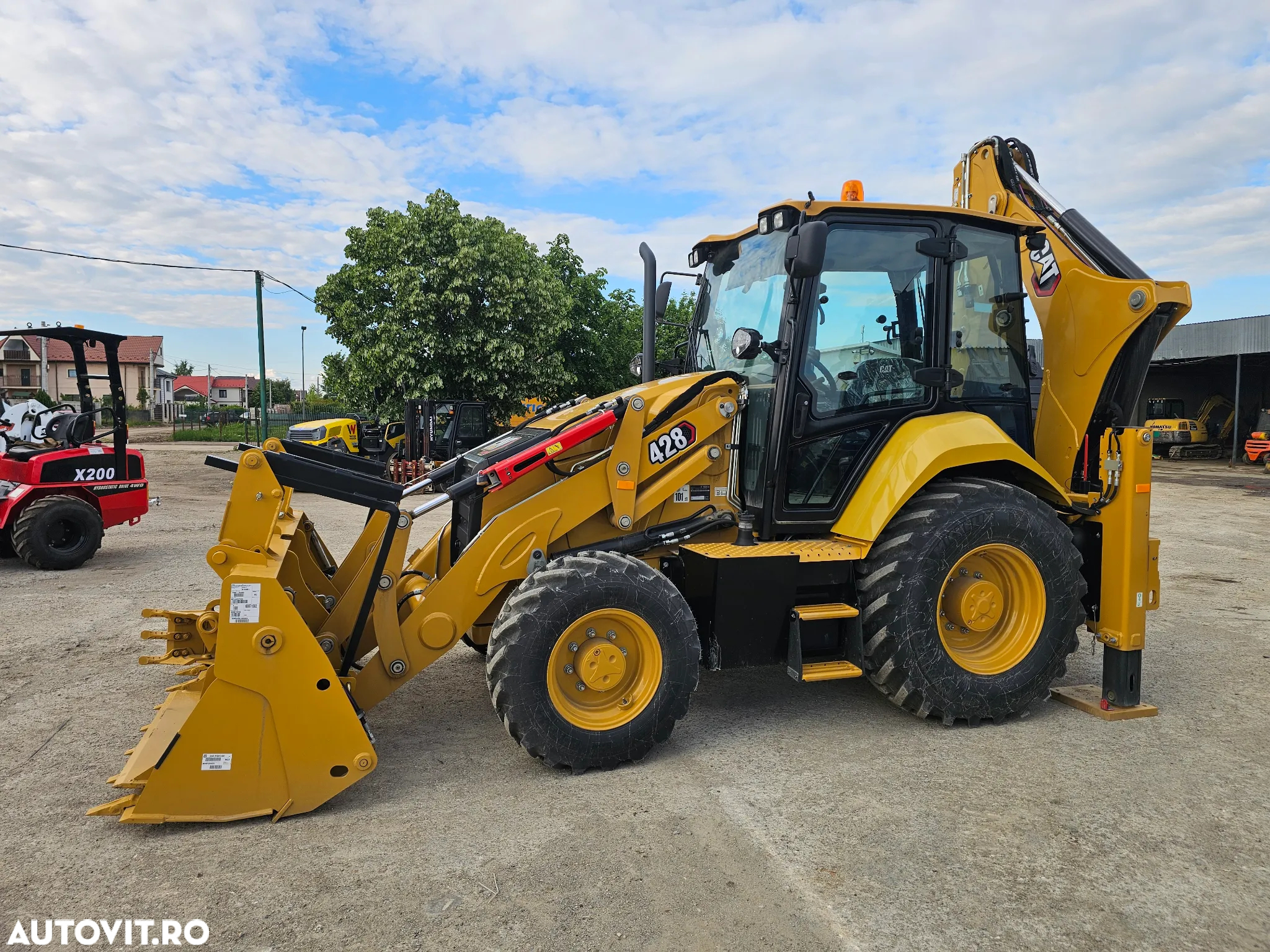Caterpillar Cat 428 Trinity / NOU / 3 Cupe Buldoexcavator - 4