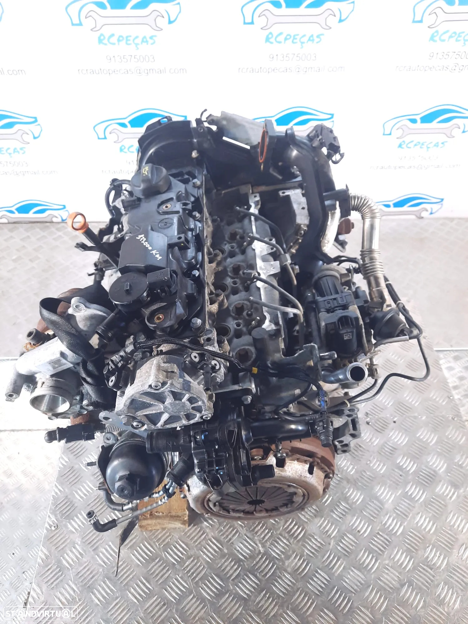 .MOTOR COMPLETO PEUGEOT CITROEN 1.6 HDI 8V 92CV 9H06 10JBEM - 9