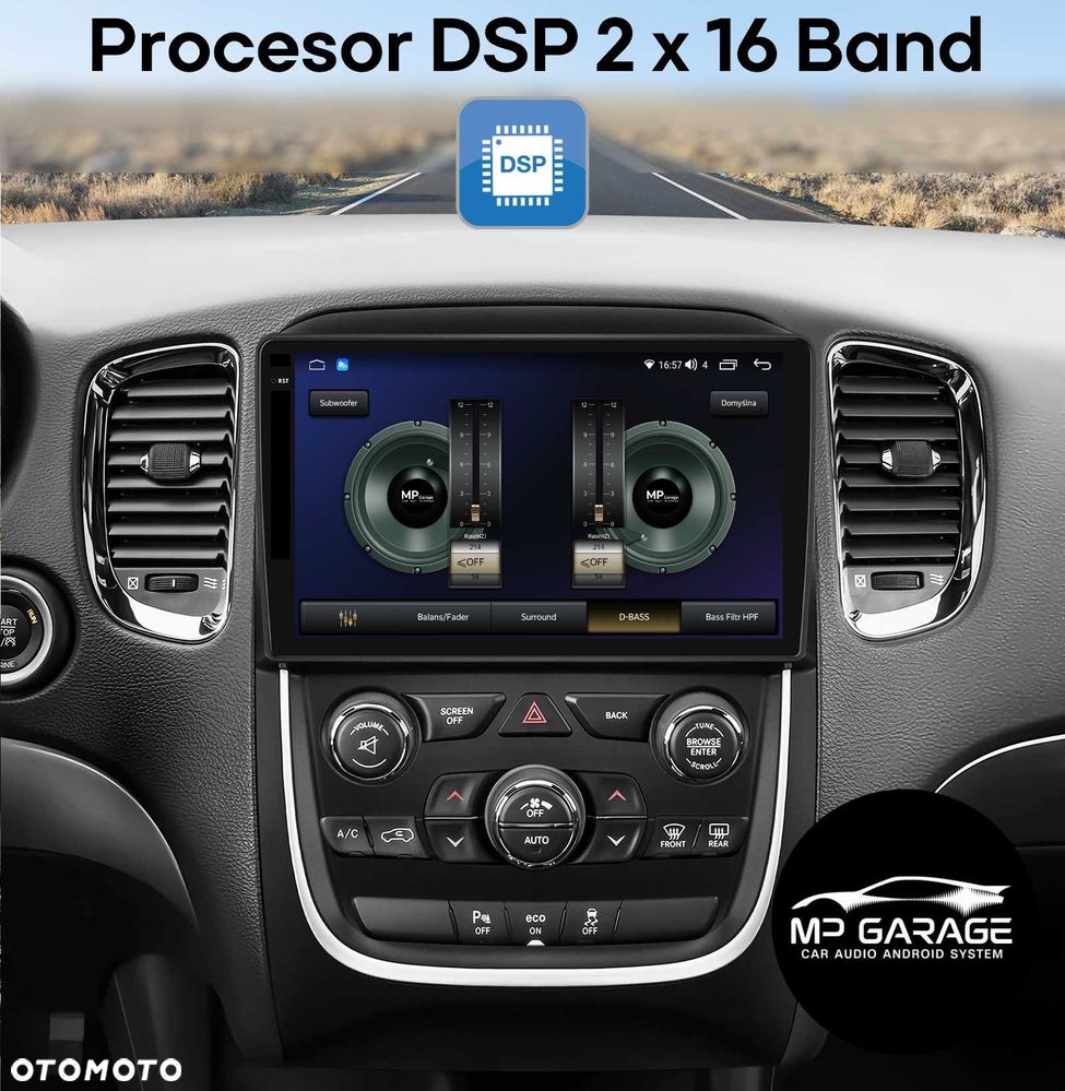 Radio Dodge Durango 2014_2020 Nawigacja CarPlay/AndroidAuto 4G LTE FV - 5