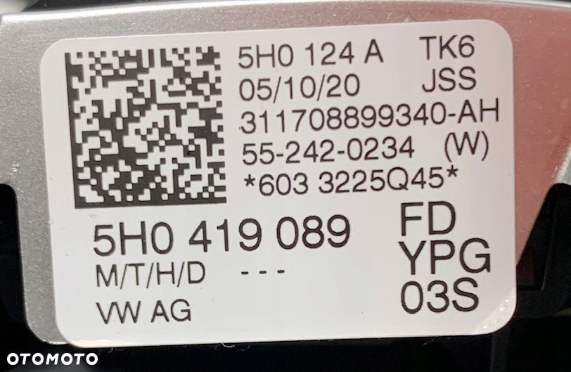 KIEROWNICA MULTIFUNKCYJNA ŁOPATKI VW PASSAT B8 GOLF VIII 5H0419089FD - 7