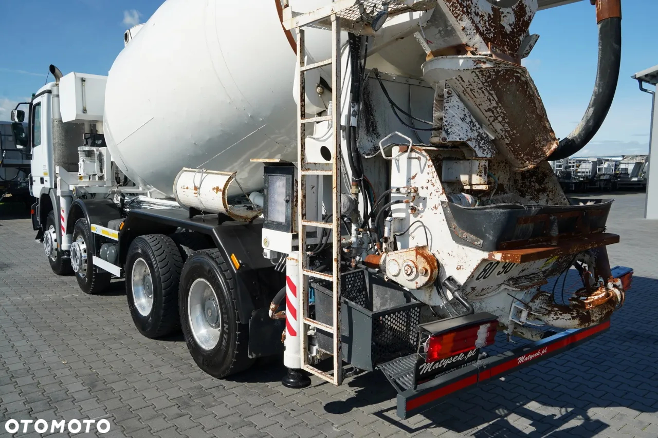 Mercedes-Benz ACTROS 3241 / POMPOGRUSZKA / 8X4 / BETONIARKA + POMPA SERMAC 3Z24 / EPS + SPRZĘGŁO / ALUFELGI - 13