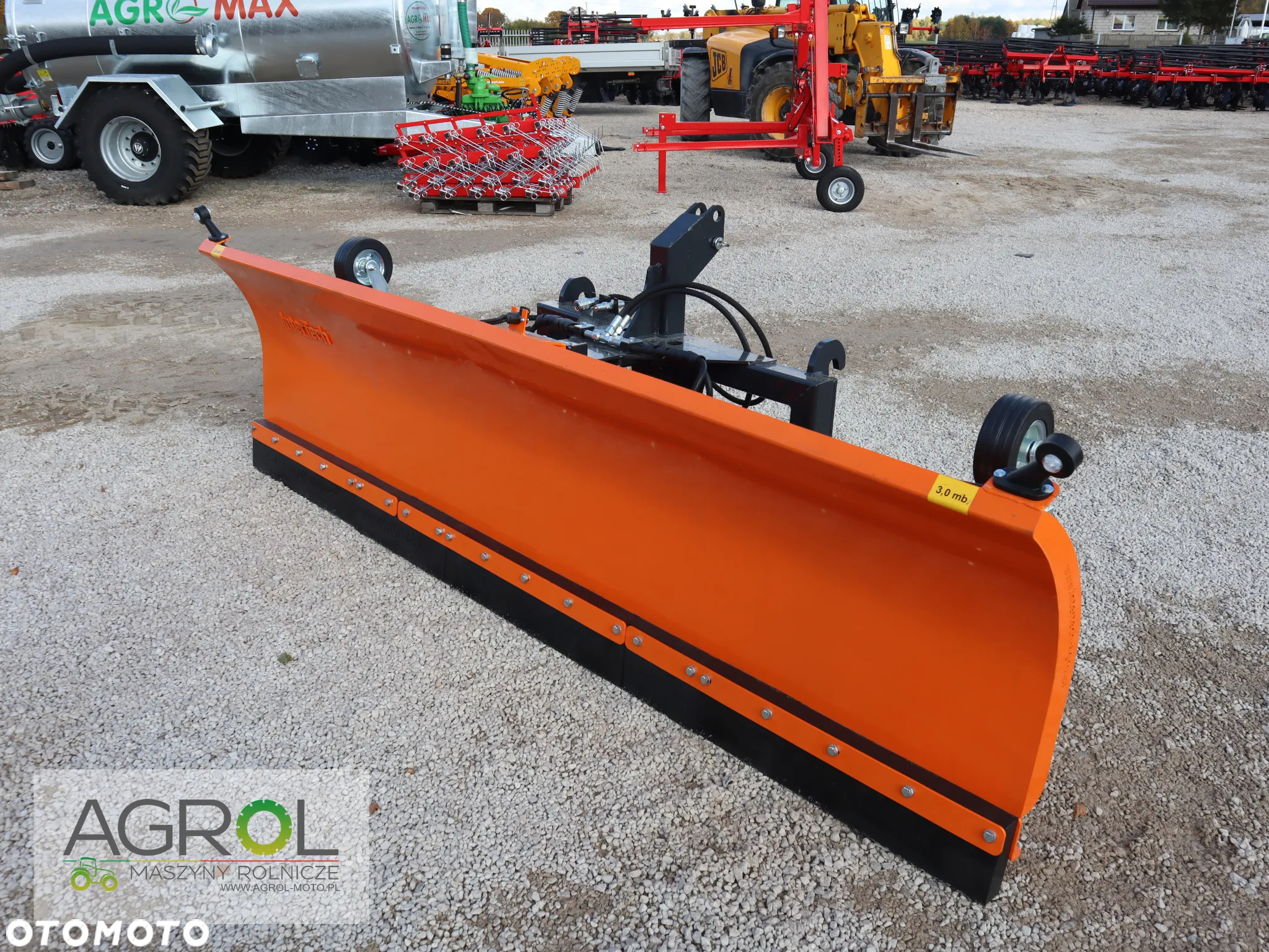 Pług śnieżny do śniegu PSSH-04 3,0m EURO/TUZ Inter-Tech - 3