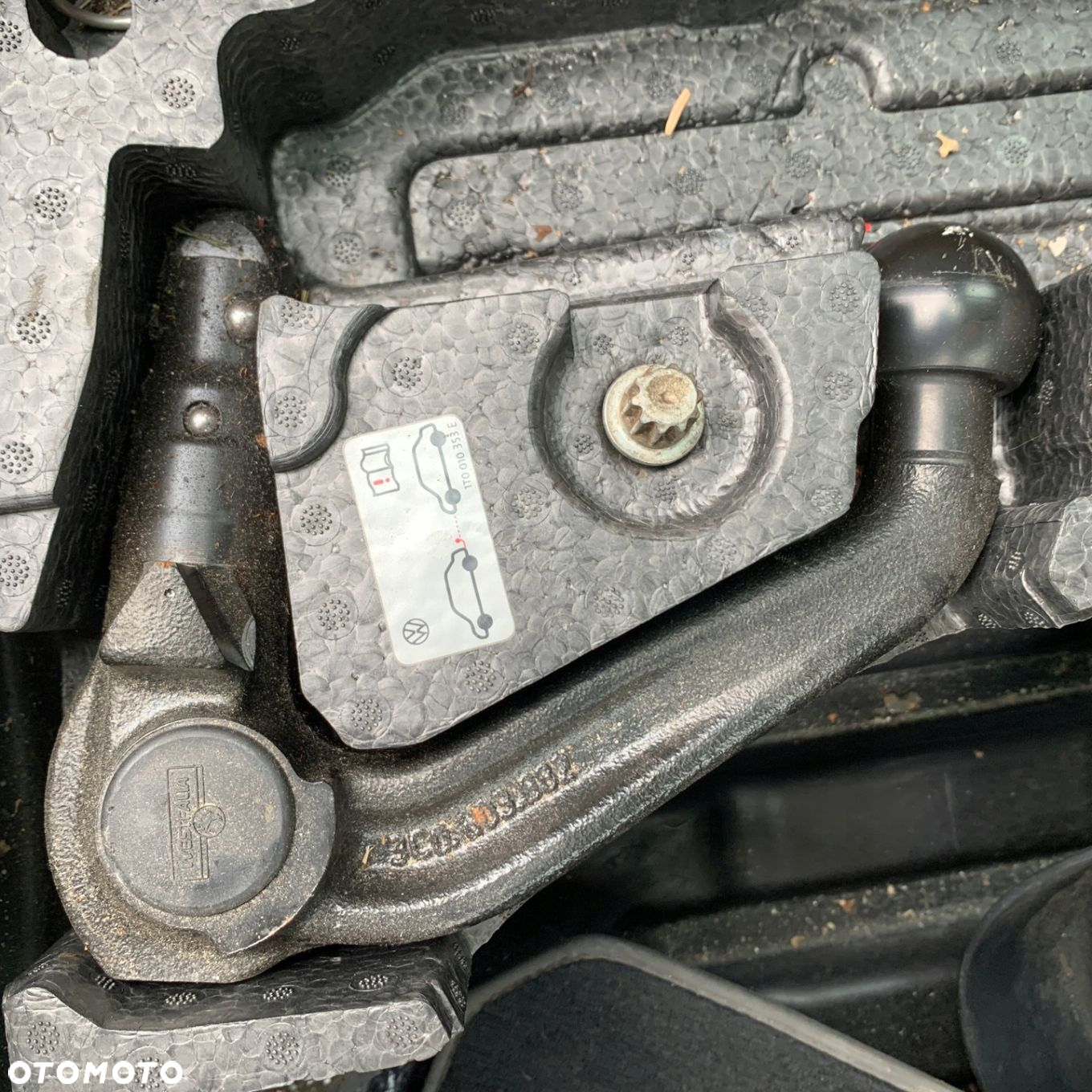 Hak holowniczy odpinany KPL. klucz moduł instalac VW PASSAT B6 3C KOMBI 08r - 5