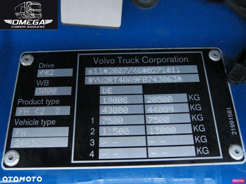 Volvo FH 500 // Klima Postojowa // ADR FL // - 6