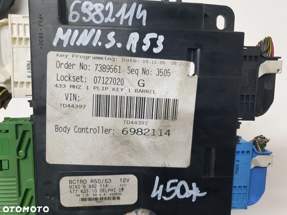 MODUŁ KOMFORTU MINI COOPER R53 6982114 - 5