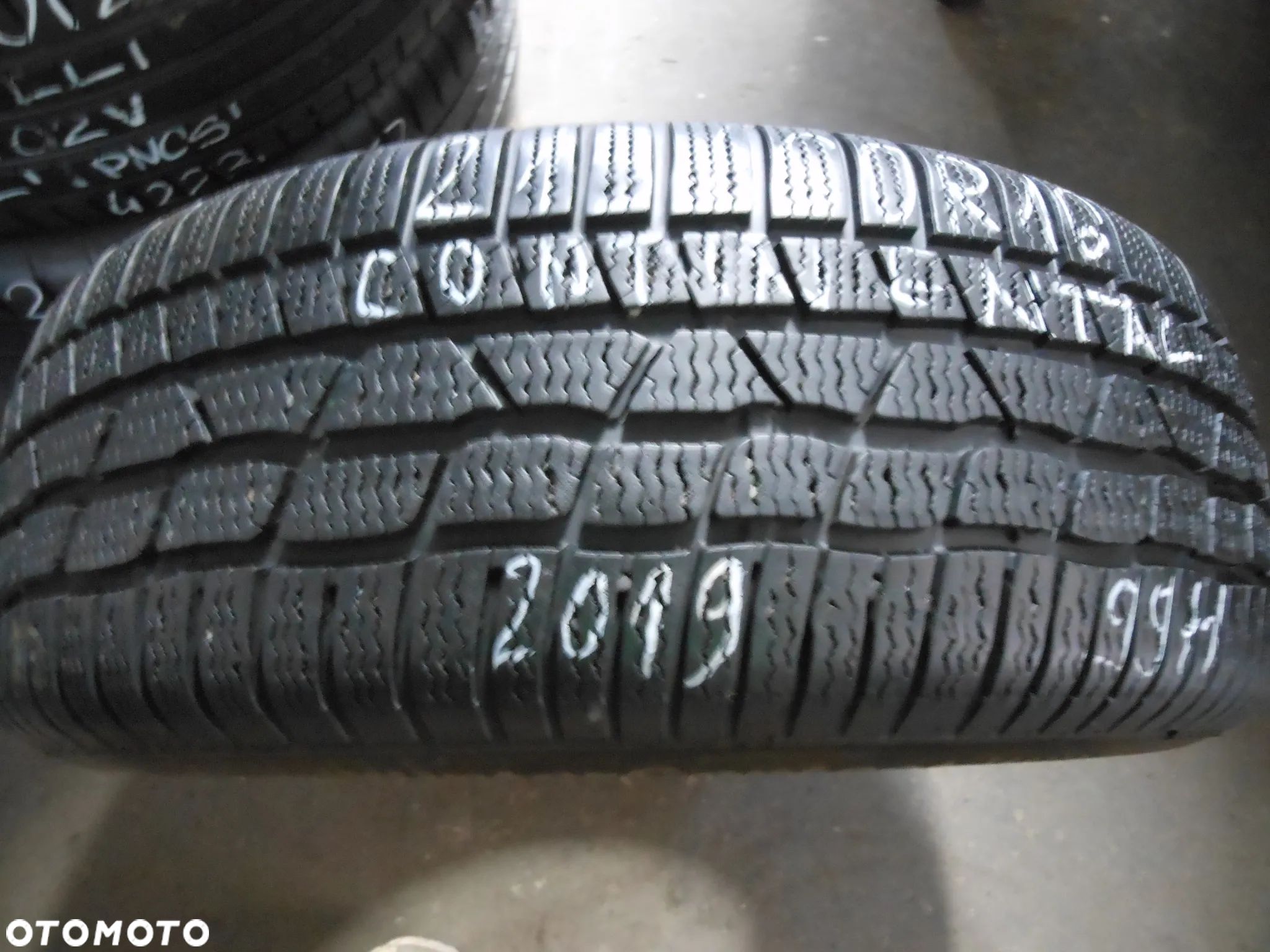 OPONA POJEDYNKA  215/60R16 CONTINENTAL CONTI CONTI  WINTER CONTACT TS 830P DOT 2019 8MM - 1