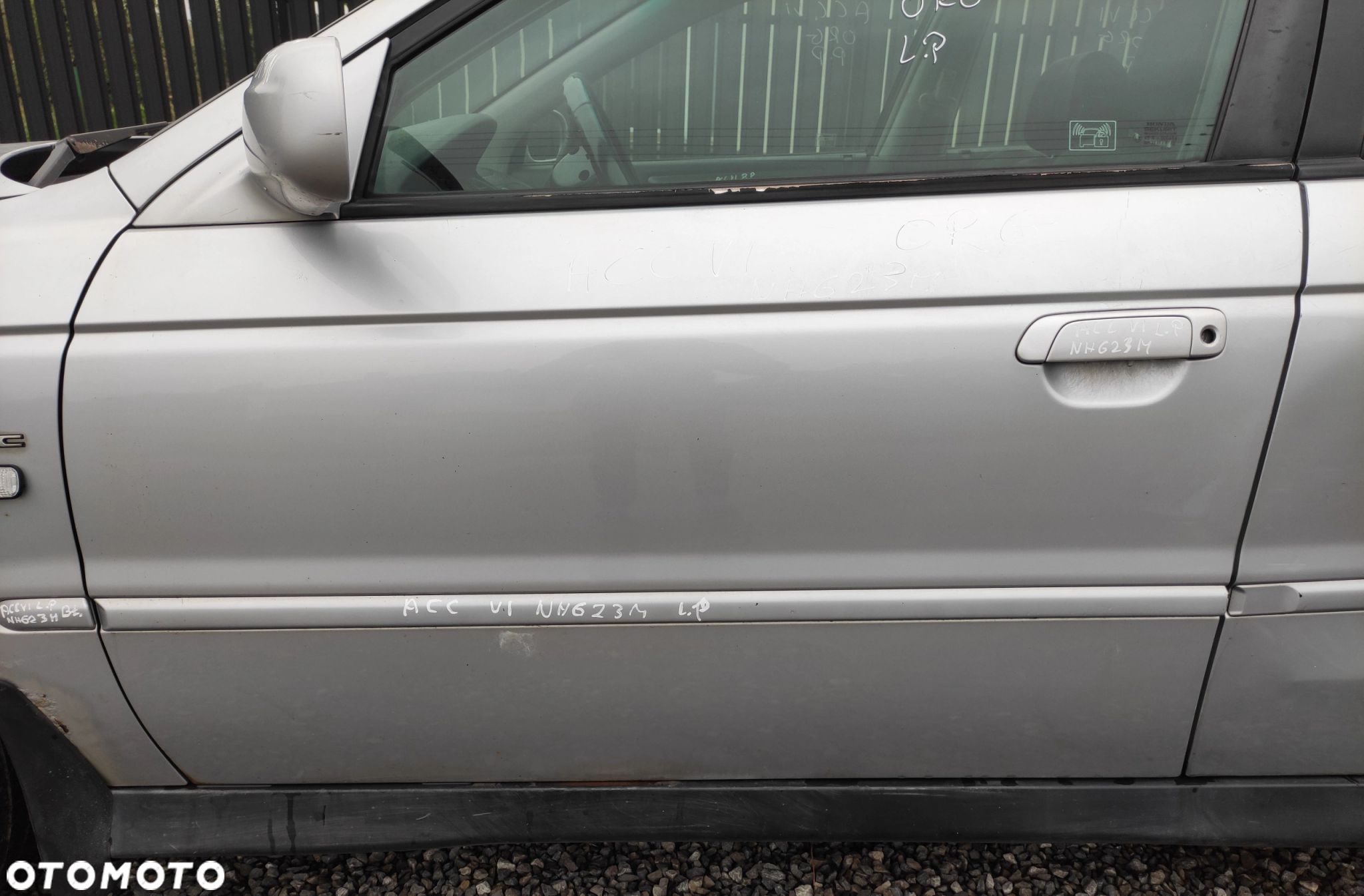 DRZWI LEWY PRZÓD HONDA ACCORD VI LIFT NH623M LIFT ORG LAKIER - 1