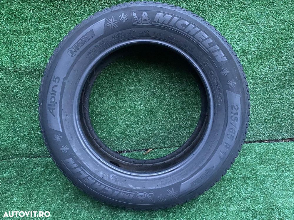 Set 2 anvelope iarna Michelin Alpin 5 215 65 R17 DOT 3122 - 4