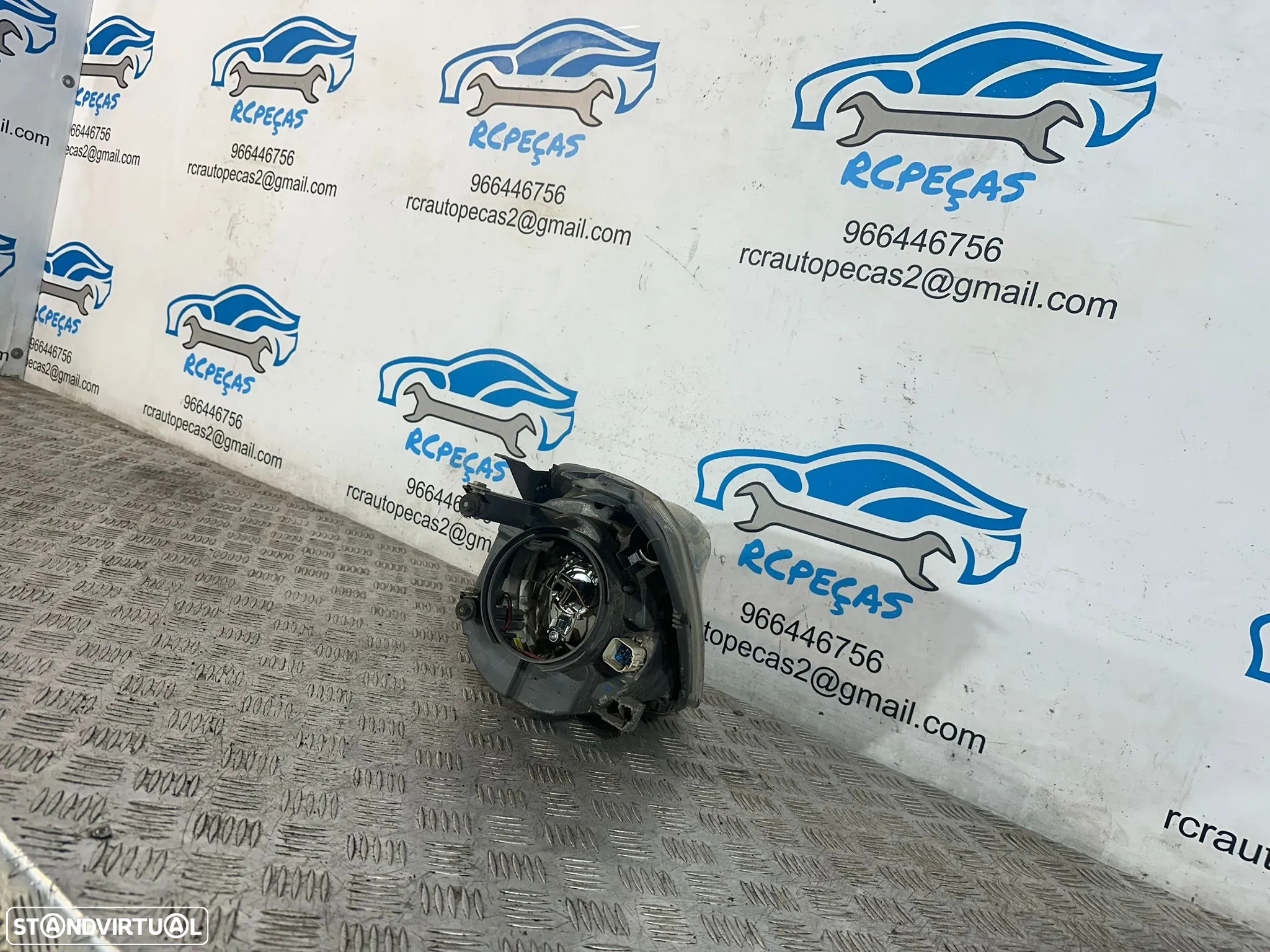 .Otica Farol Direita 6S61-13W029-BD Original Halogénio Ford Fiesta MK5 5 Facelift 2002 - 2008 - 7